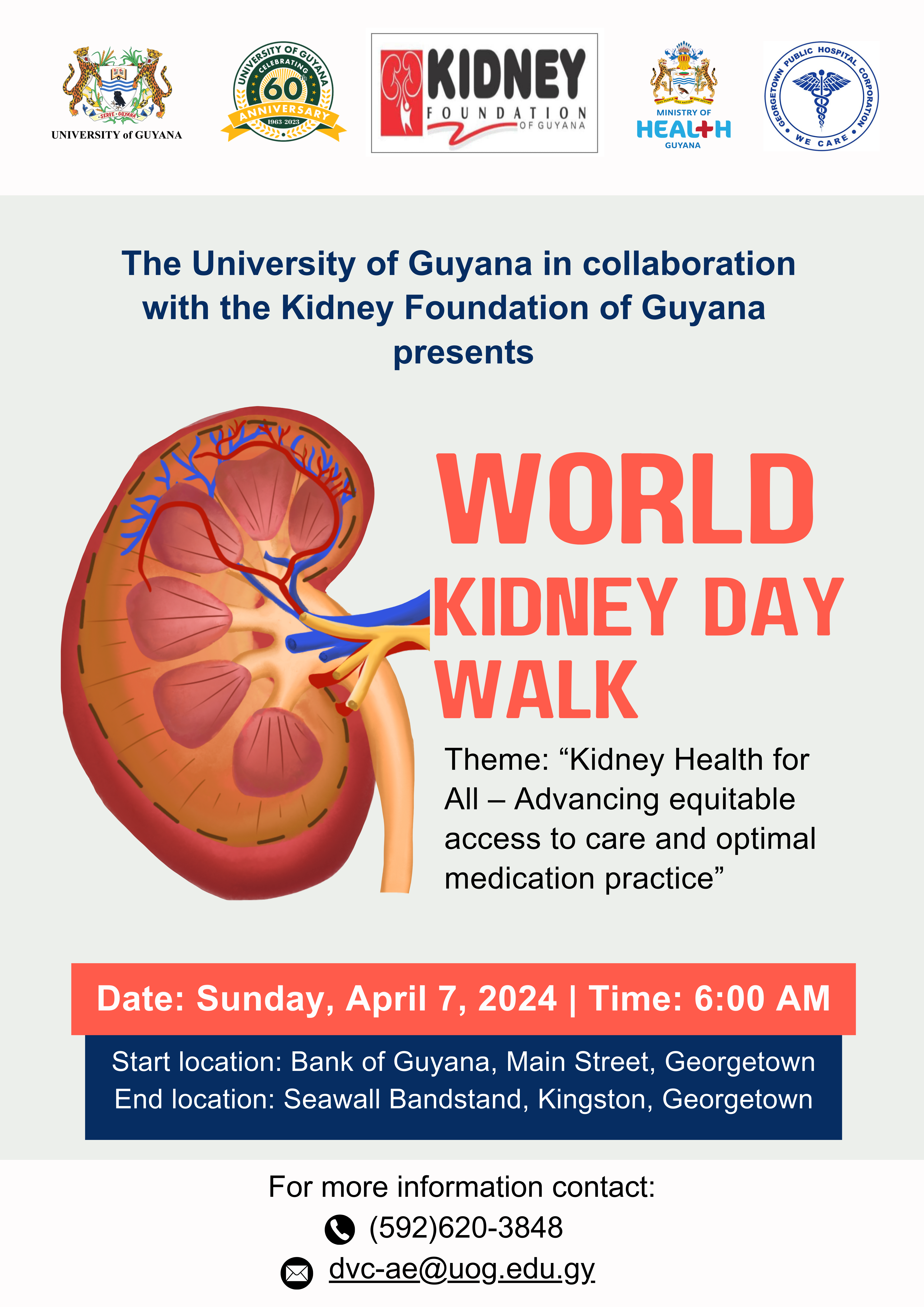 Kidney Walk Flyer